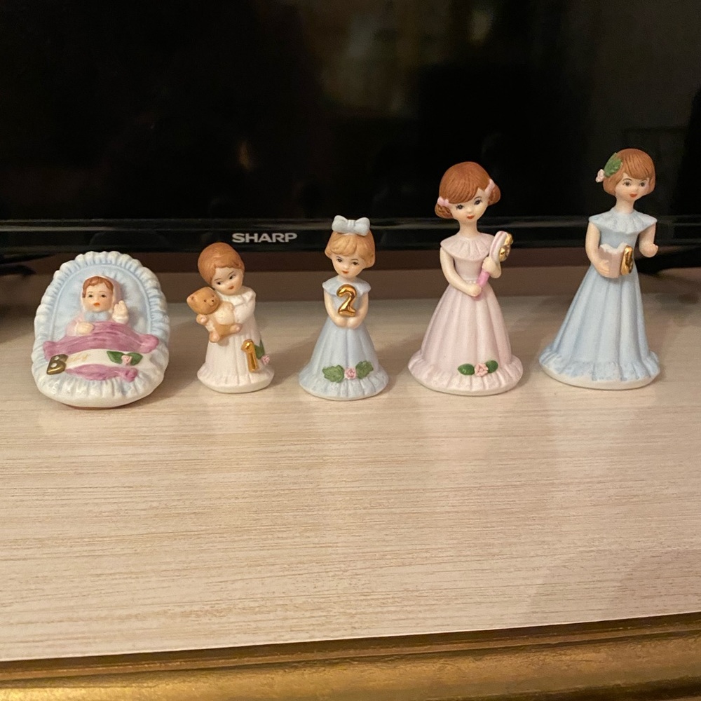 Ceramic Growing Up Birthday Girls